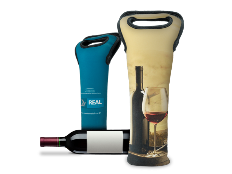 PORTA VINHO NEOPRENE 1 GARRAFA NE219 PORTA VINHO NEOPRENE 1 GARRAFA NE219