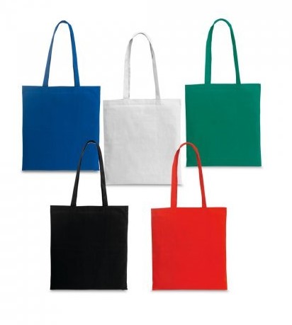 SACOLA 100% ALGODÃO (100 G/M) COM ALÇAS DE 75 CM 37 X 41 CM COLORIDAS SAC240E Sacola 100% algodão