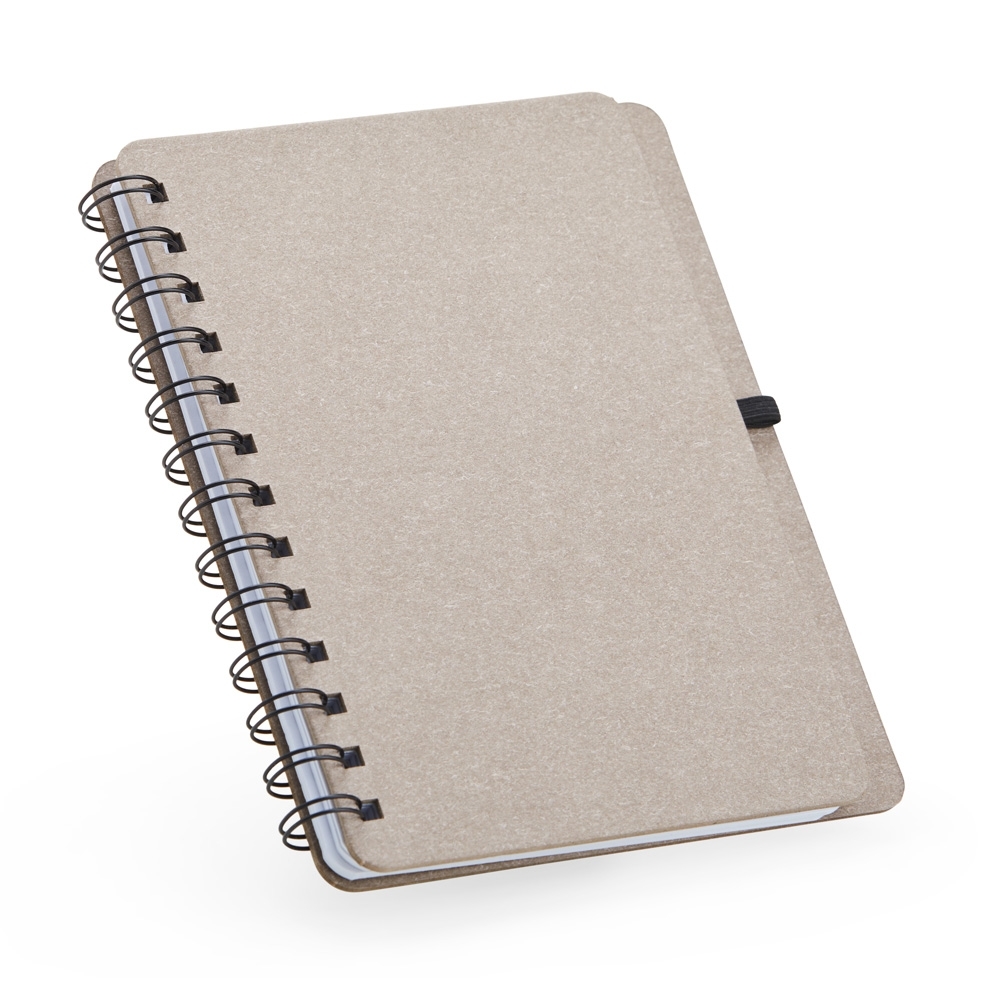 CADERNO KRAFT 17.5X13.5CM COM PORTA CANETA LATERAL BA201C