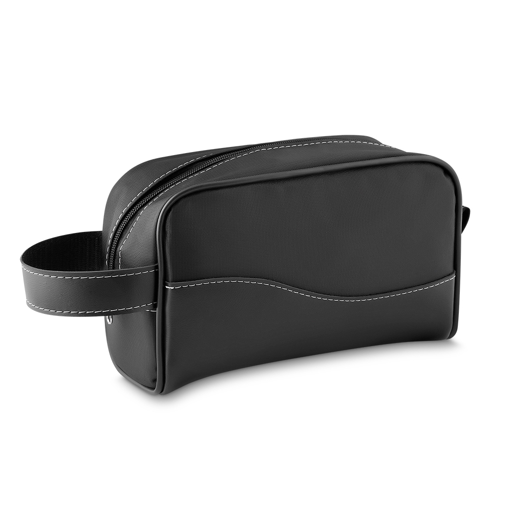 NECESSAIRE COURO SINTÉTICO 15X25X9 NC238B NECESSAIRE COURO SINTÉTICO 15X25X9 NC238B