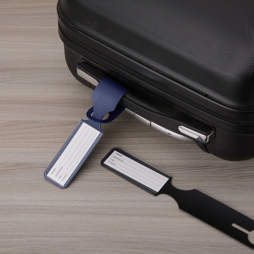 Tag de Mala em couro sintético