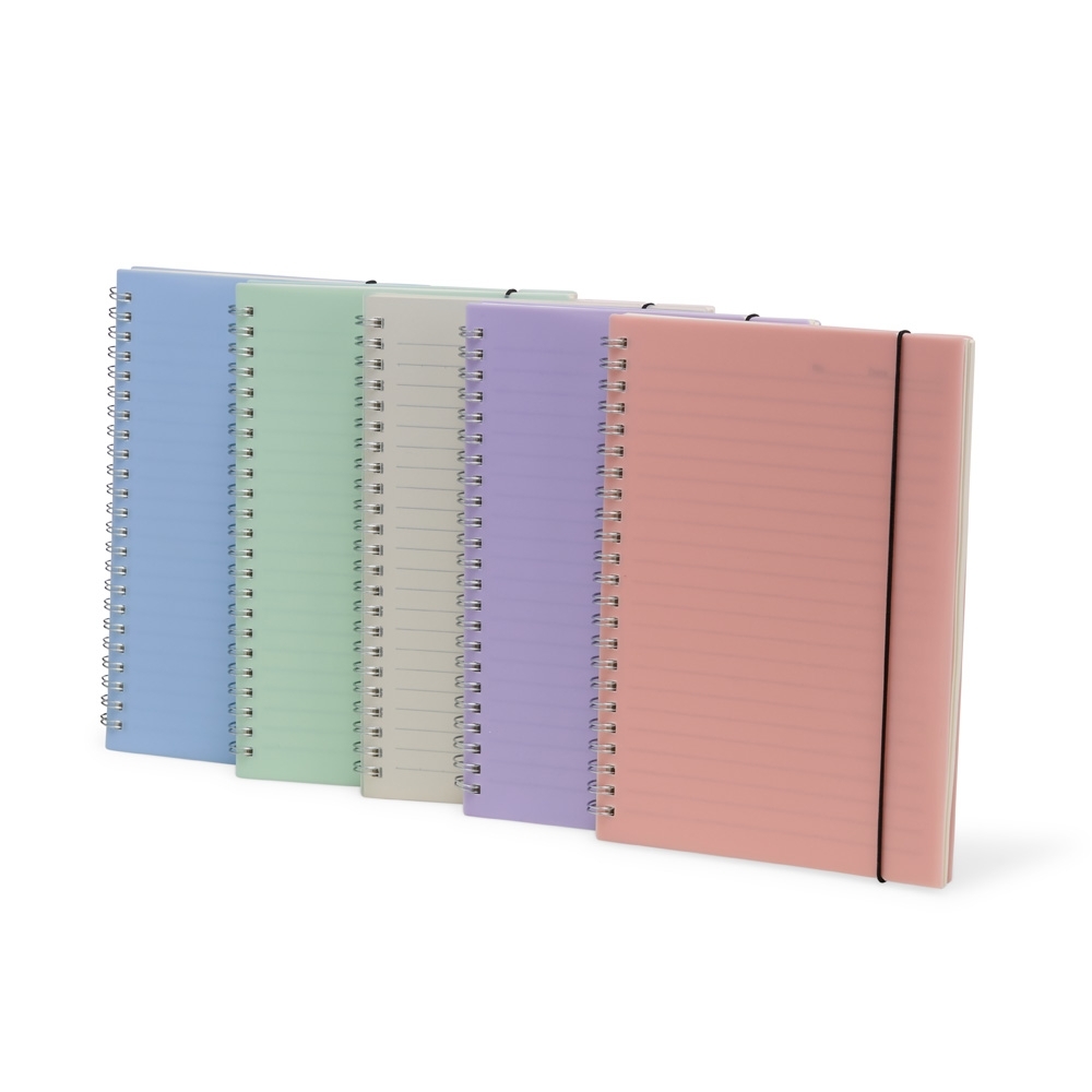 CADERNO COM CAPA EM PLASTICO E ELASTICO 21X14CM COM 80 FOLHAS MARFIM BA159M CADERNO COM CAPA EM PLASTICO E ELASTICO 21X14CM COM 80 FOLHAS MARFIM BA159M