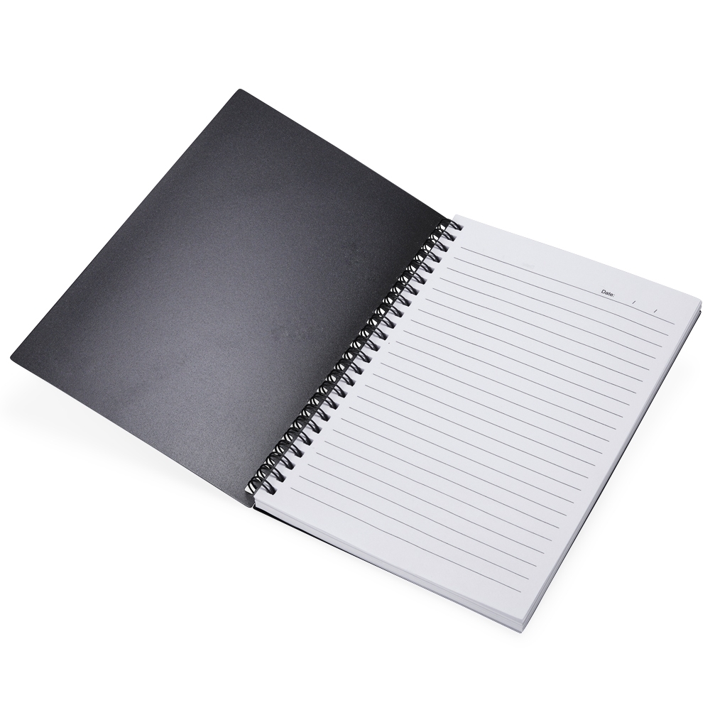 CADERNO WIRE-O COM CAPA PLÁSTICA 21X14CM COM 80 FOLHAS BA159N CADERNO WIRE-O COM CAPA PLÁSTICA 21X14CM COM 80 FOLHAS BA159N