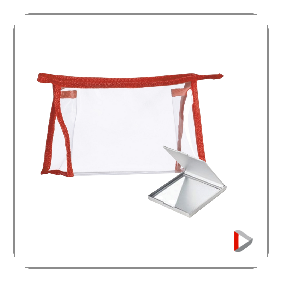 KIT NECESSAIRE E ESPELHO KIT NECESSAIRE E ESPELHO